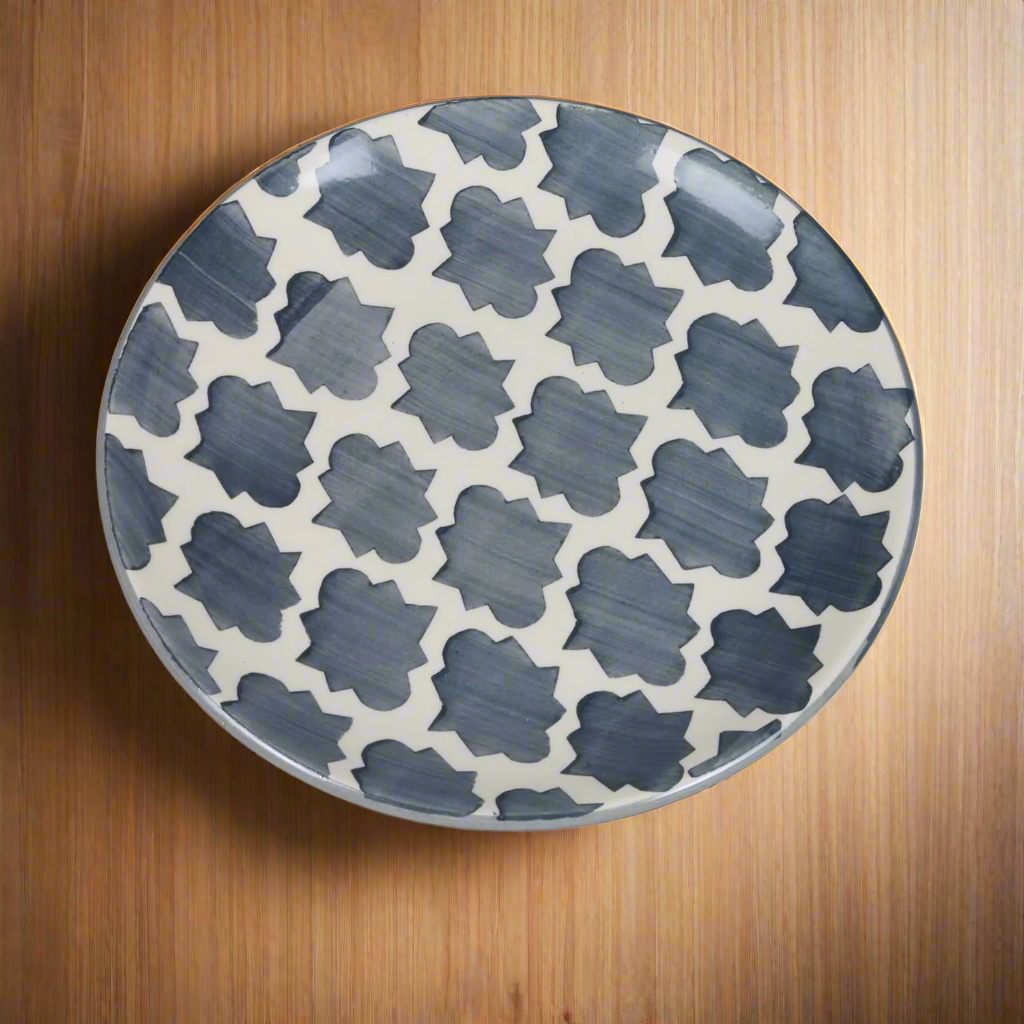 Ceramic Dinner Plate for Serving Nasta - Set of 2 Pcs (10 Inch)