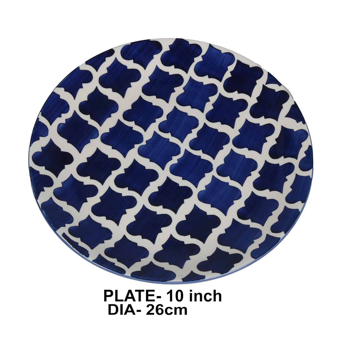 Ceramic Dinner Plate for Serving Nasta - Set of 2 Pcs (10 Inch)