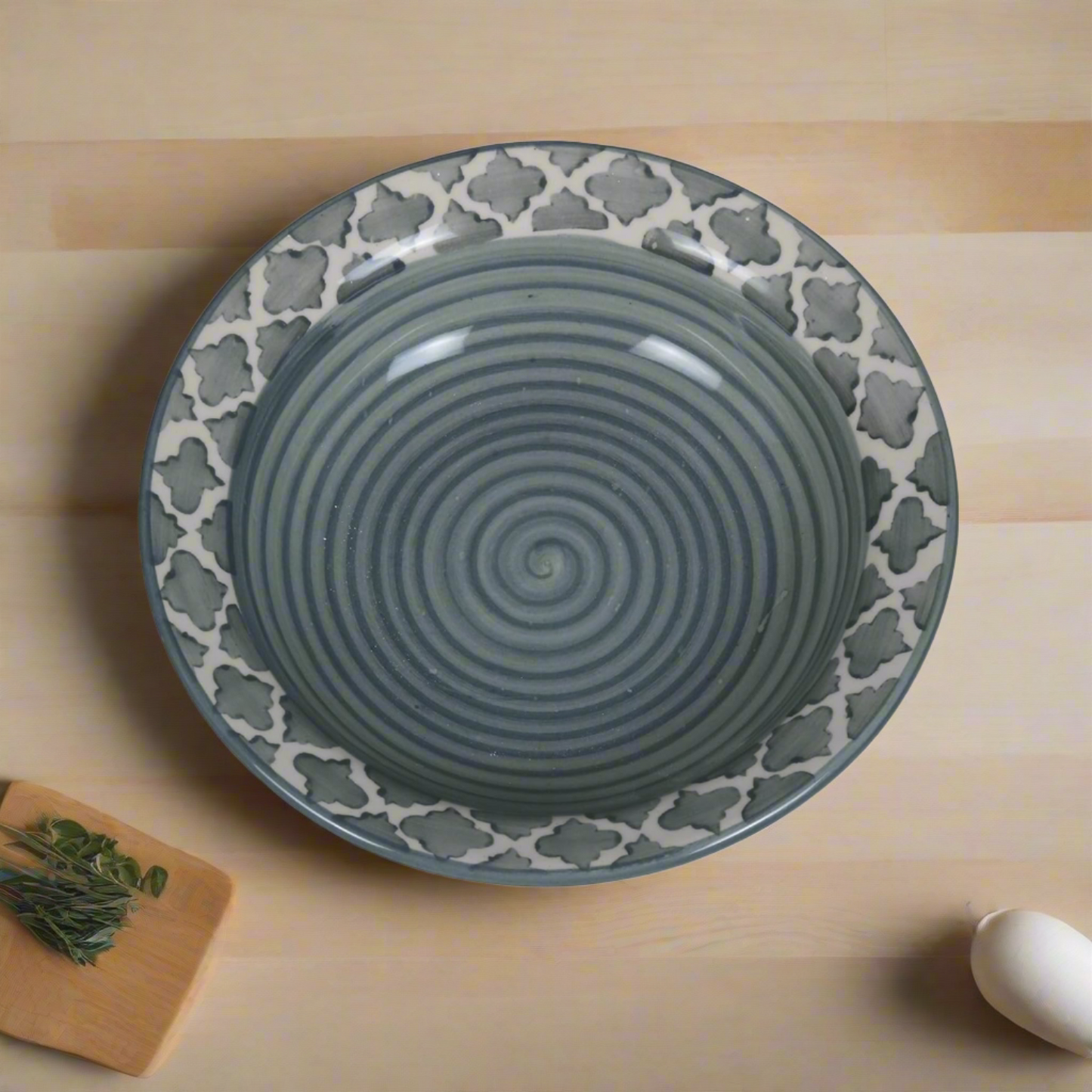 Ceramic Dinner Plate for Serving Nasta - Set of 2 Pcs (10 Inch)