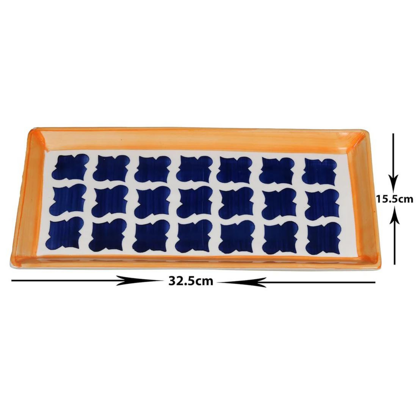 RAJ ROYAL® Ceramic Plates for Nasta Dinner Serving Kabab Tray