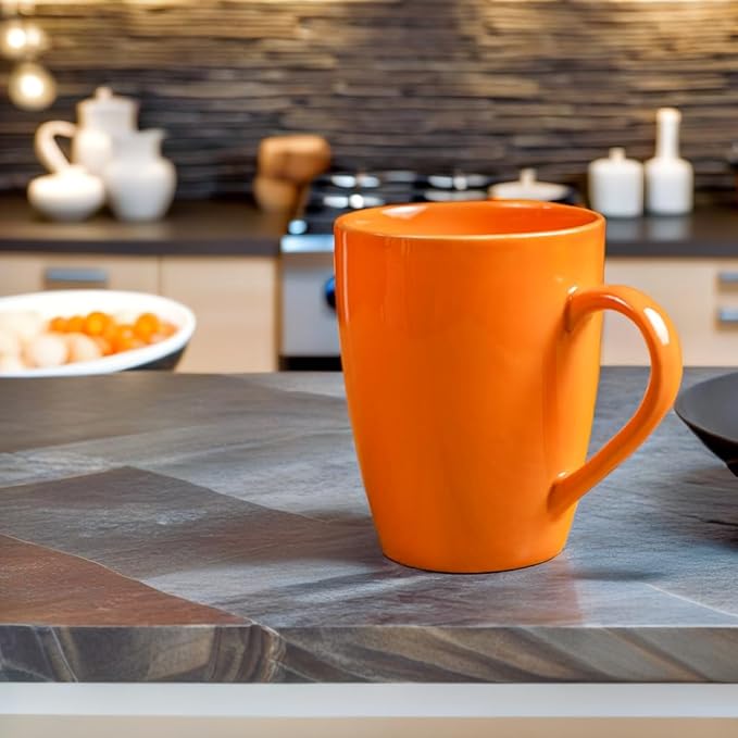RAJ ROYAL Ceramic Mugs 250ml - Coffee/Tea Mugs - Microwave, Dishwasher Safe Tea Cups for Daily Use & Party (Set of 2 Cups)
