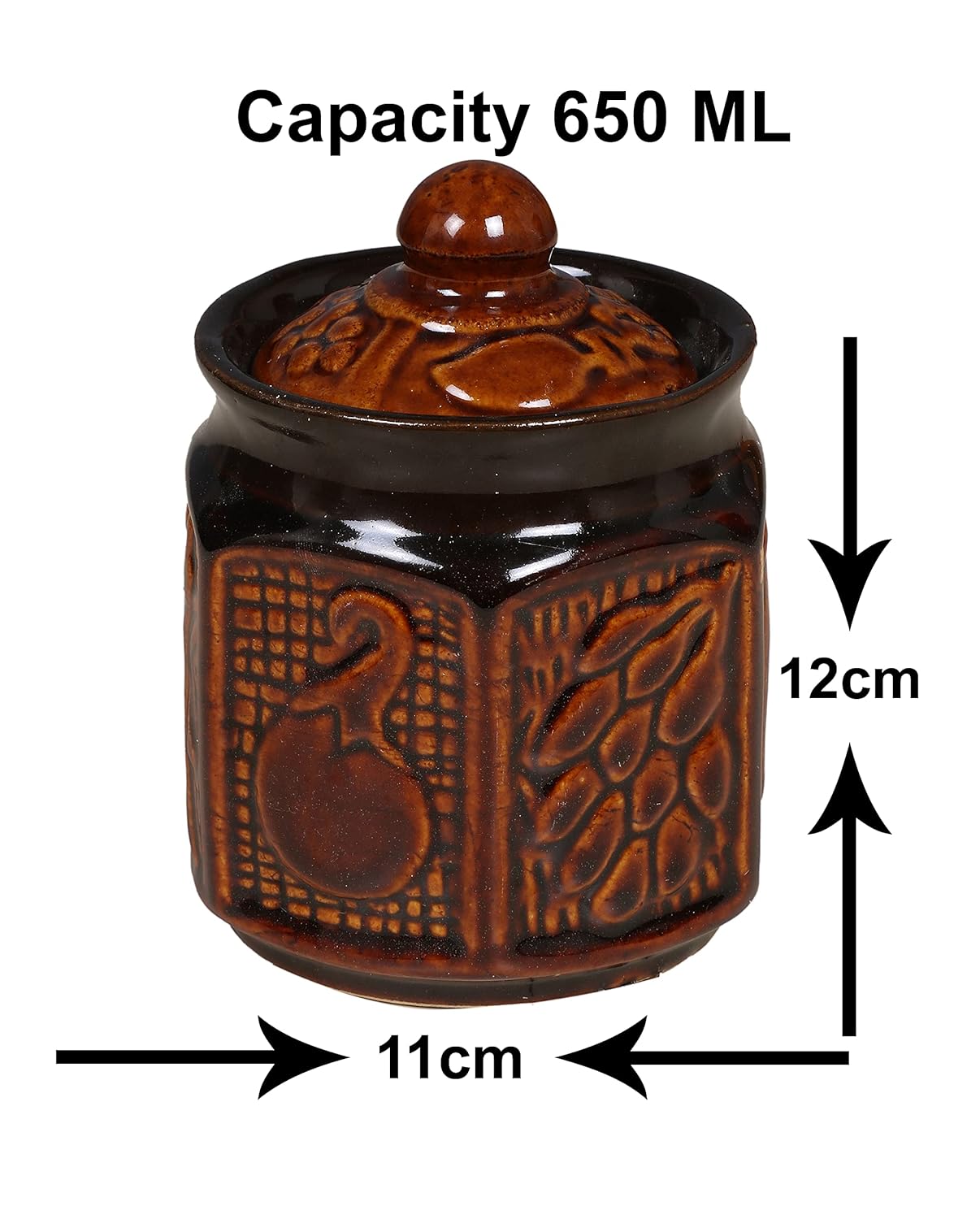 RAJ ROYAL Ceramic Storage Container Jar with Lid Storage Canister Fancy