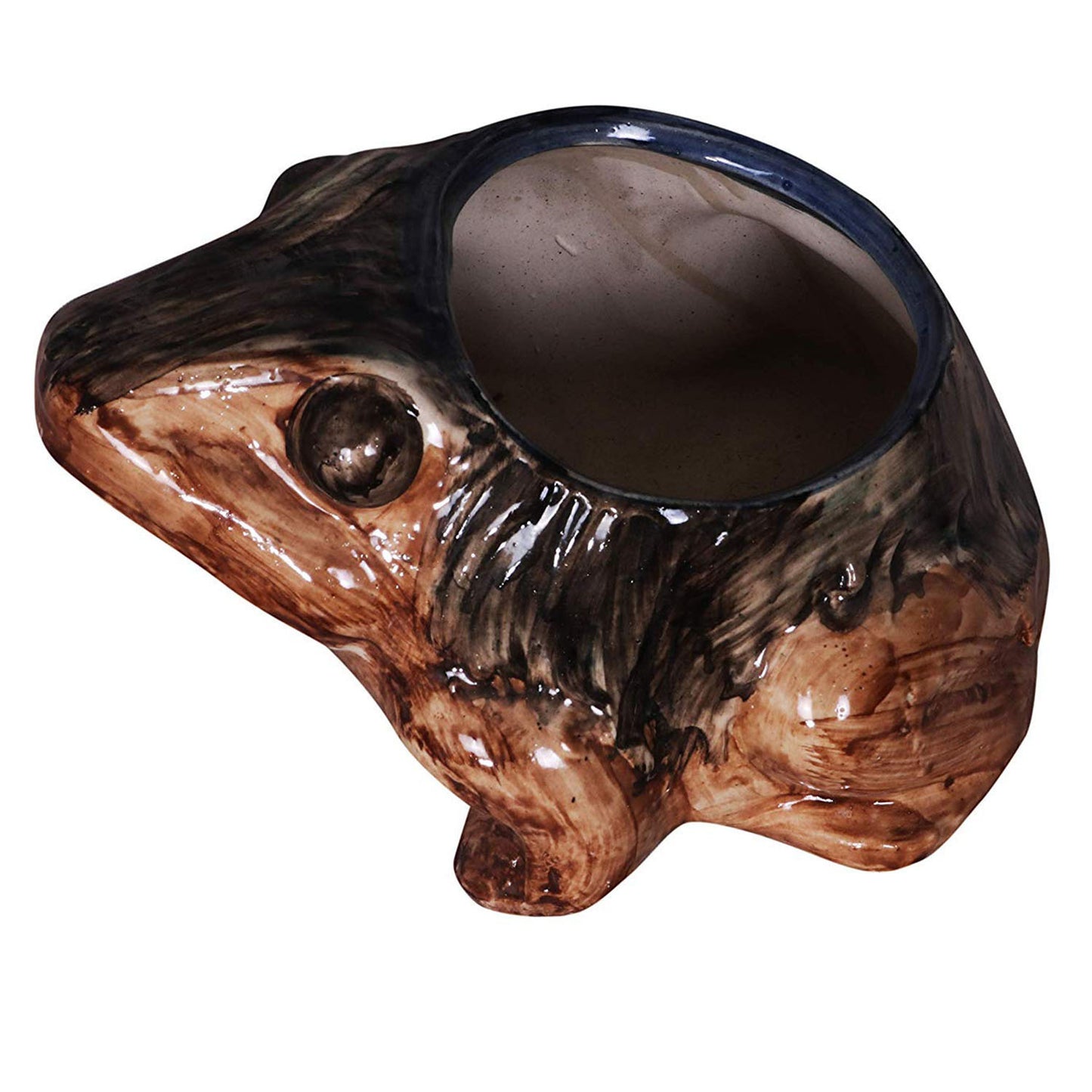RAJ ROYAL Handcrafted Ceramic Frog Shape Flower Vase