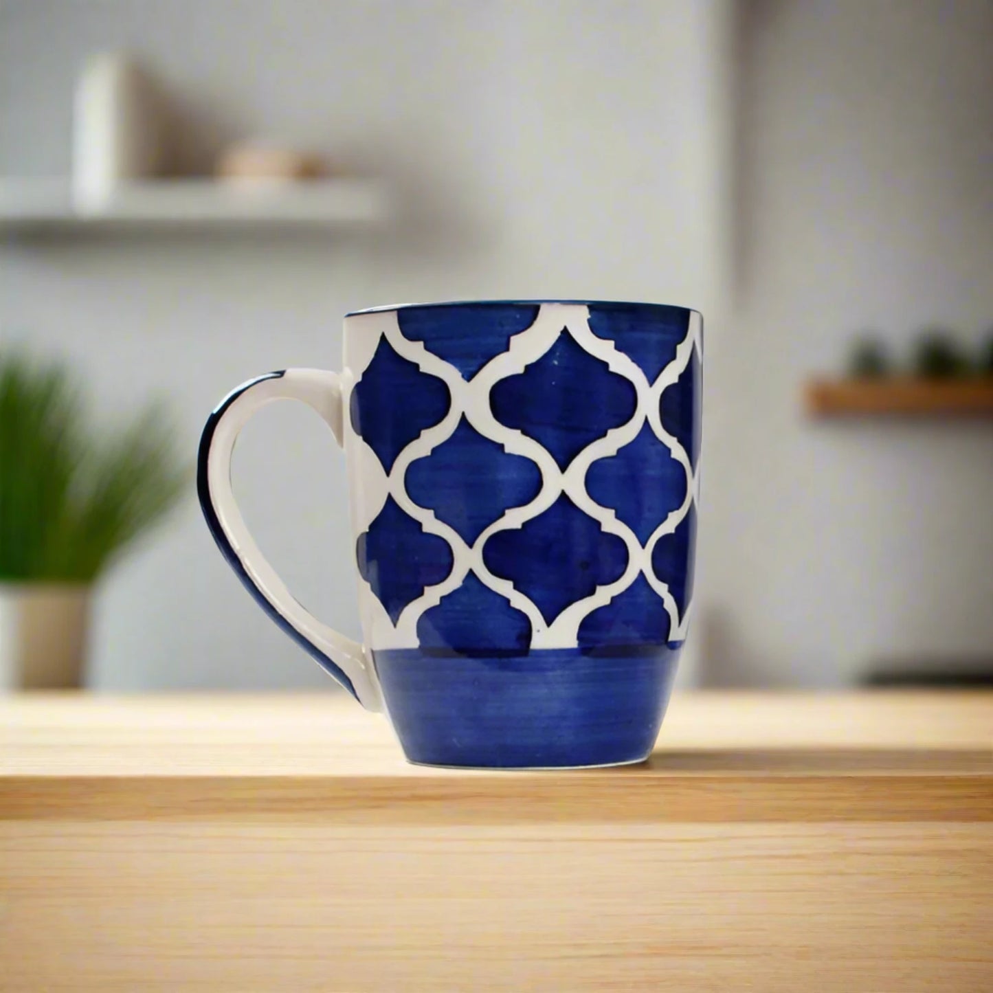 Moroccan Blue Carpet Mug