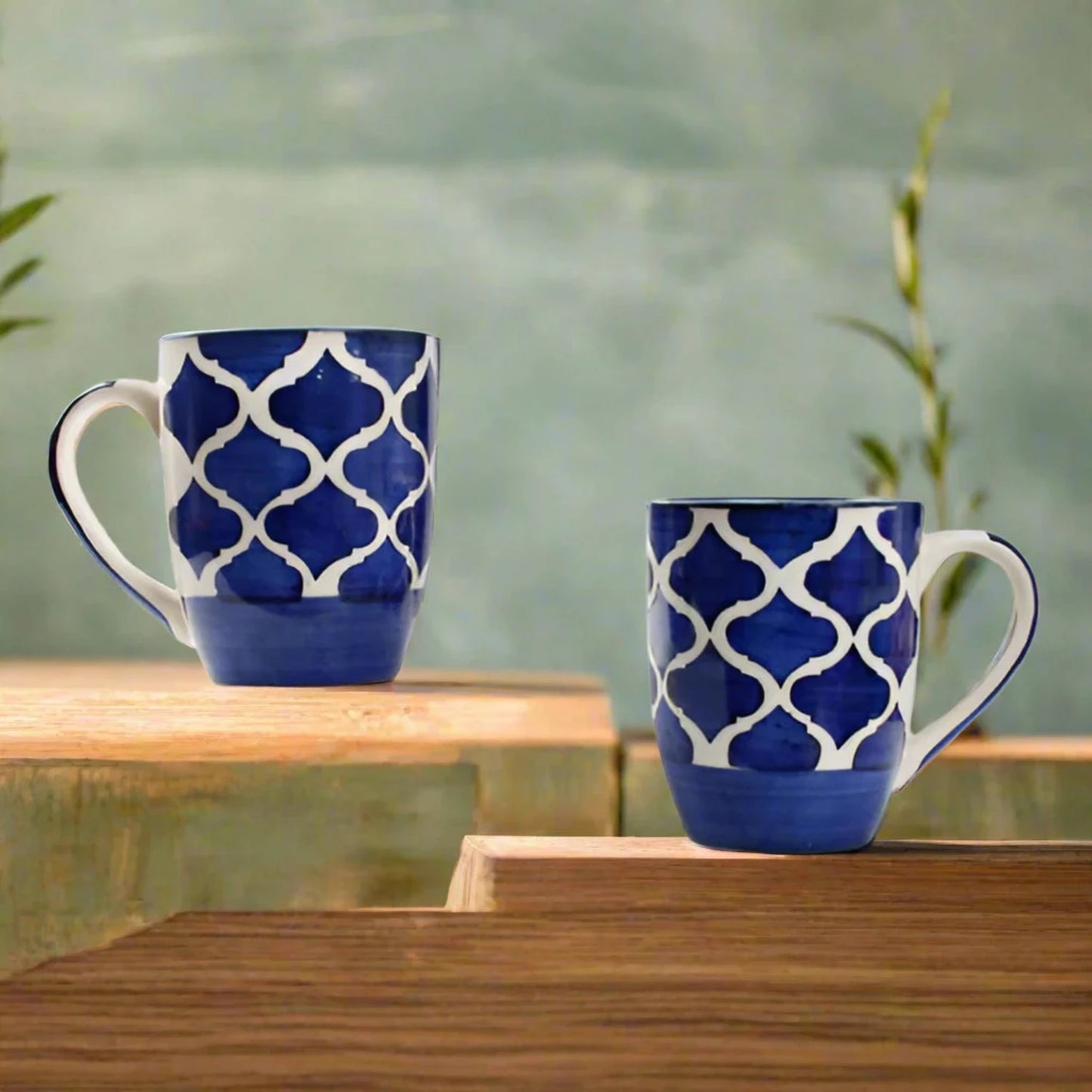 Moroccan Blue Carpet Mug