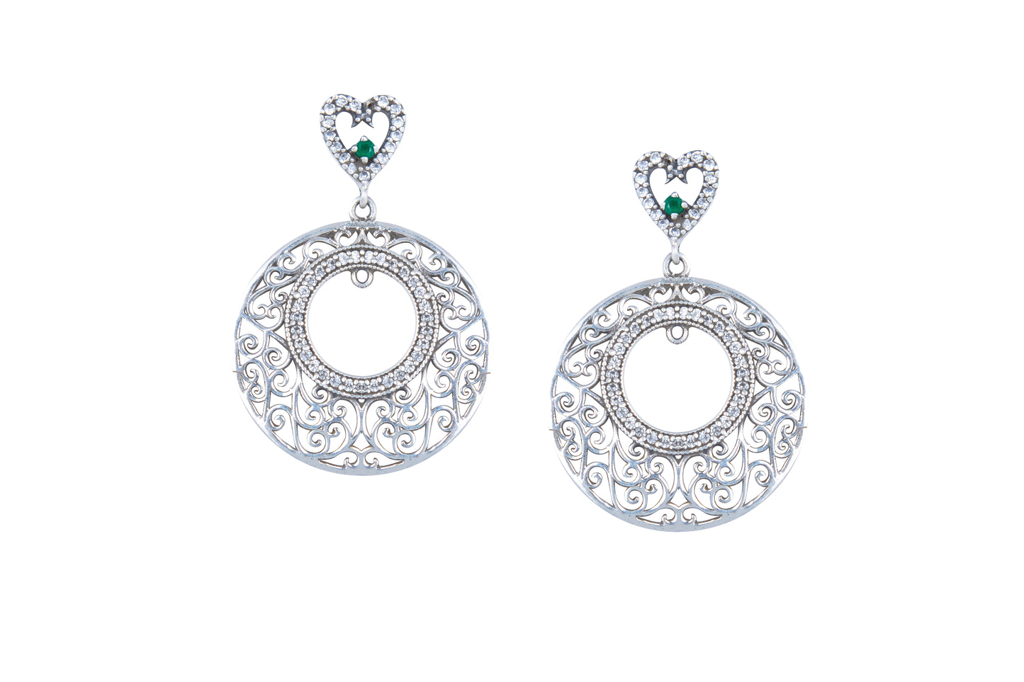 RAJ ROYAL Earring Set in 925 Sterling Silver (12.124 Gram)