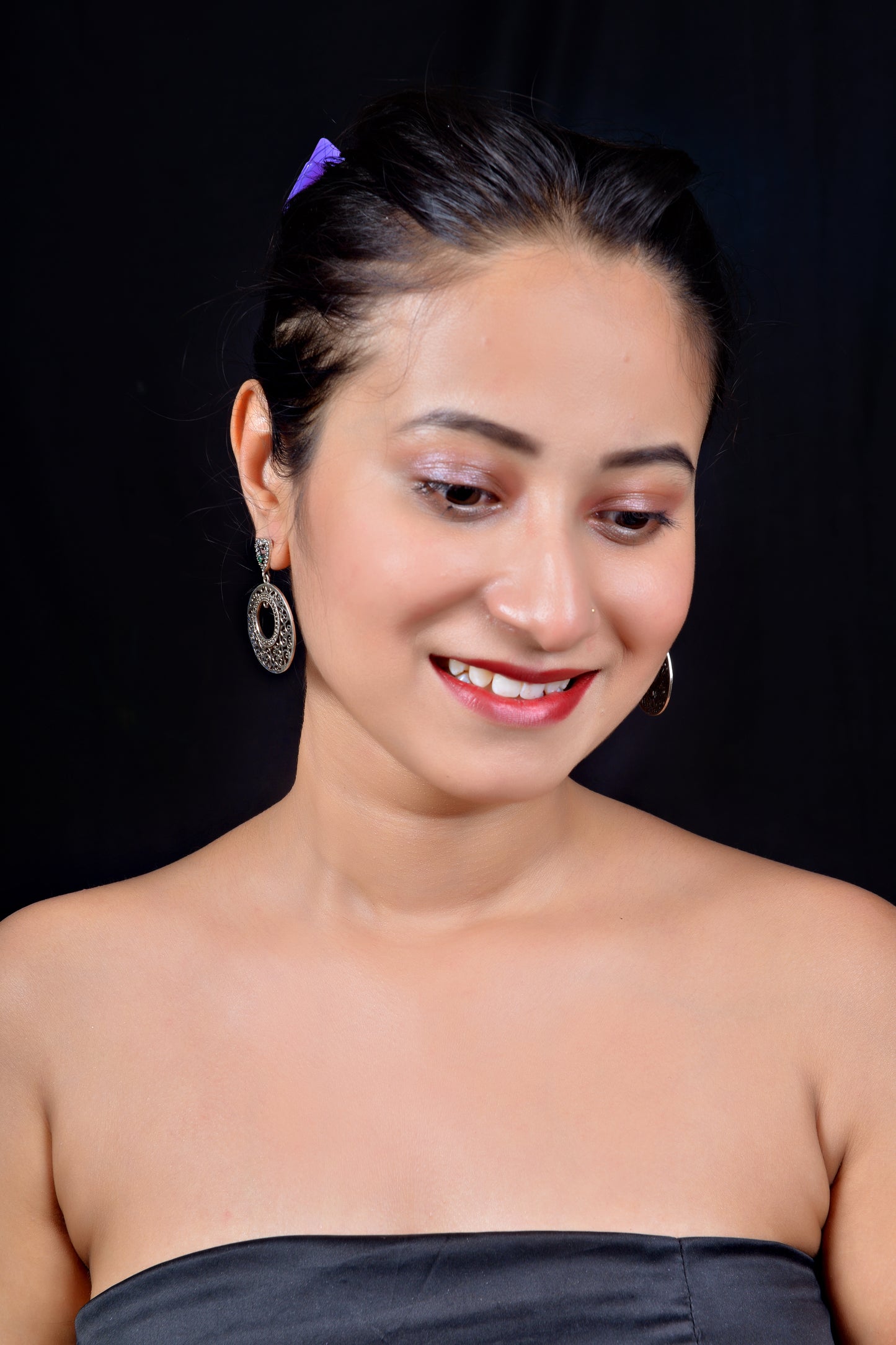 RAJ ROYAL Earring Set in 925 Sterling Silver (12.124 Gram)