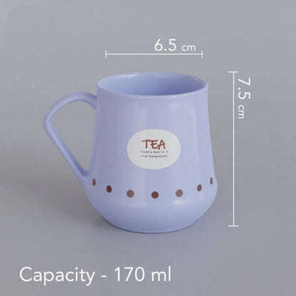 Pastel Conical Tea Cups(Set of 6)