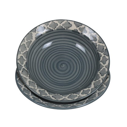Ceramic Dinner Plate for Serving Nasta - Set of 2 Pcs (10 Inch)