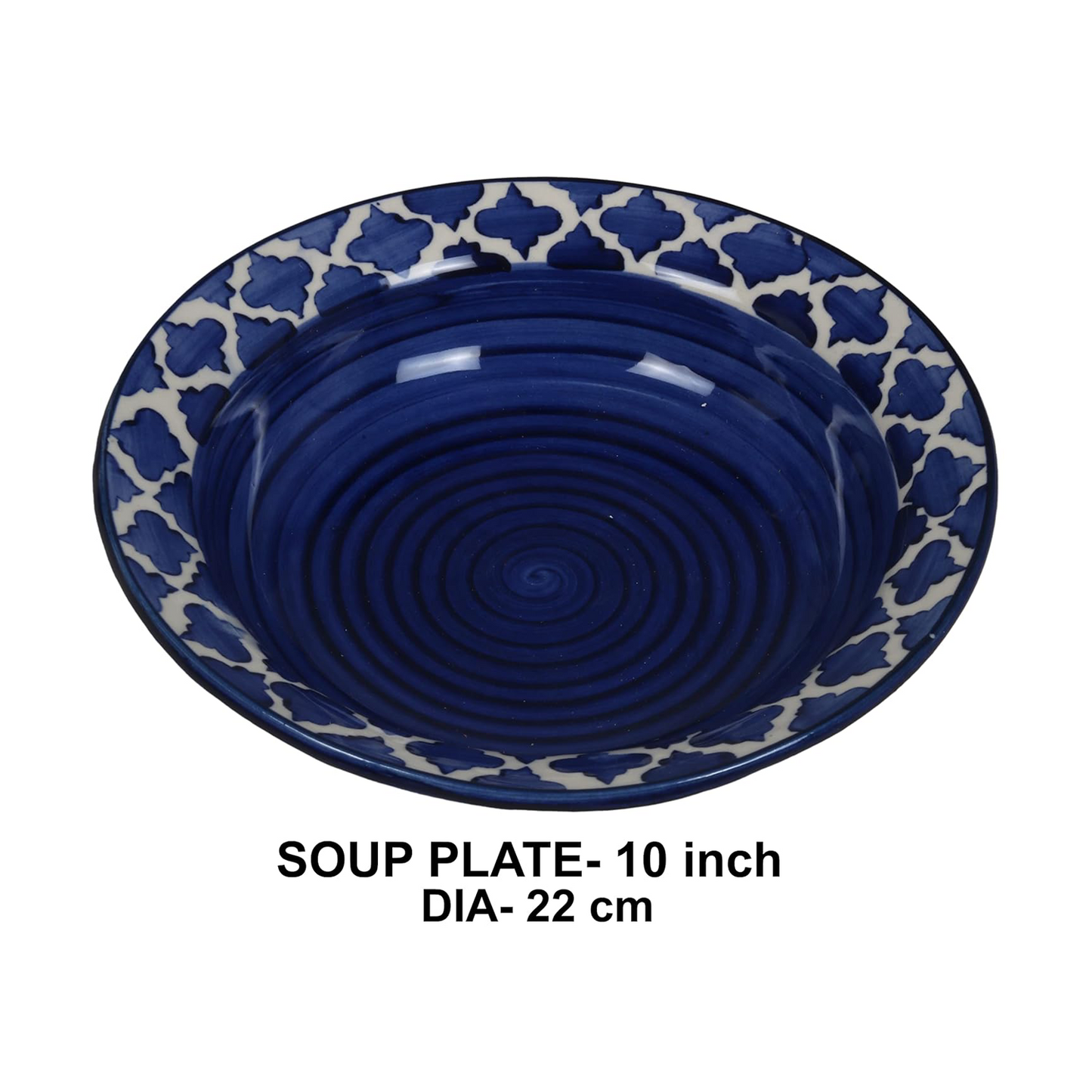 Ceramic Dinner Plate for Serving Nasta - Set of 2 Pcs (10 Inch)