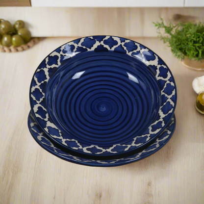 Ceramic Dinner Plate for Serving Nasta - Set of 2 Pcs (10 Inch)