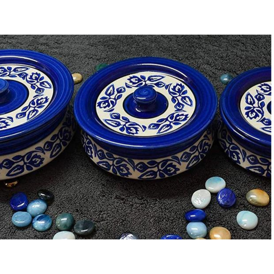 Raj Royal Ceramic Dinning Serving /Snack/ Mixing /Vegetable / Cereal / Soup / Salad / Tableware / Pudding Multipurpose / Desert / Food Storage Container  Donga/ Degchi/ Handi / Casserole .