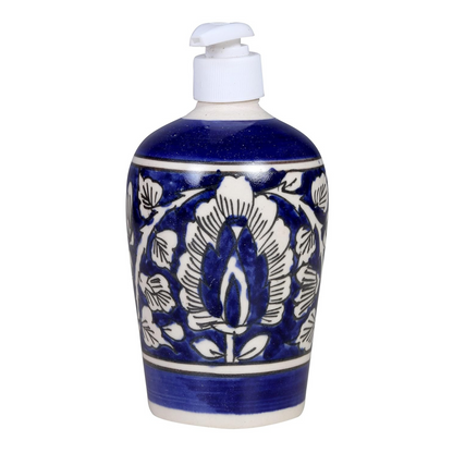 RAJ ROYAL Ceramic Liquid Shop Dispenser Hand wash Bottle for Bathroom Accessory for Home Office - 10x10x16 cm