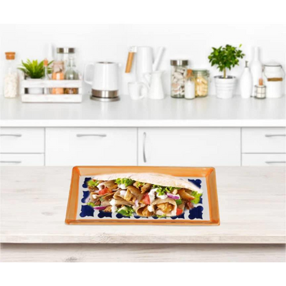 RAJ ROYAL® Ceramic Plates for Nasta Dinner Serving Kabab Tray