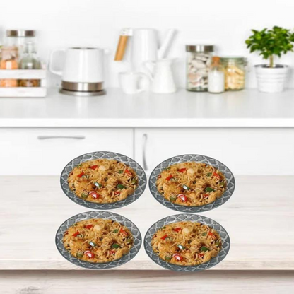 RAJ ROYAL® Ceramic Soup Plate for Dinner Set of 4 Pcs 7 Inch