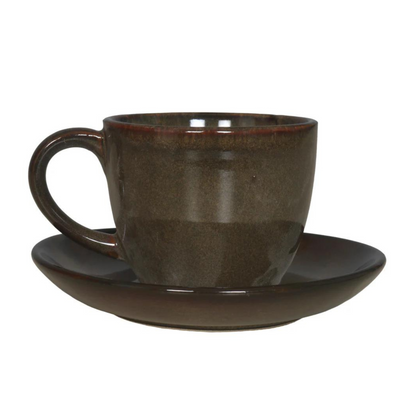 Raj Royal Stylish Print Ceramic Tea/Coffee Cups Set of 6 with Saucer (150ML)
