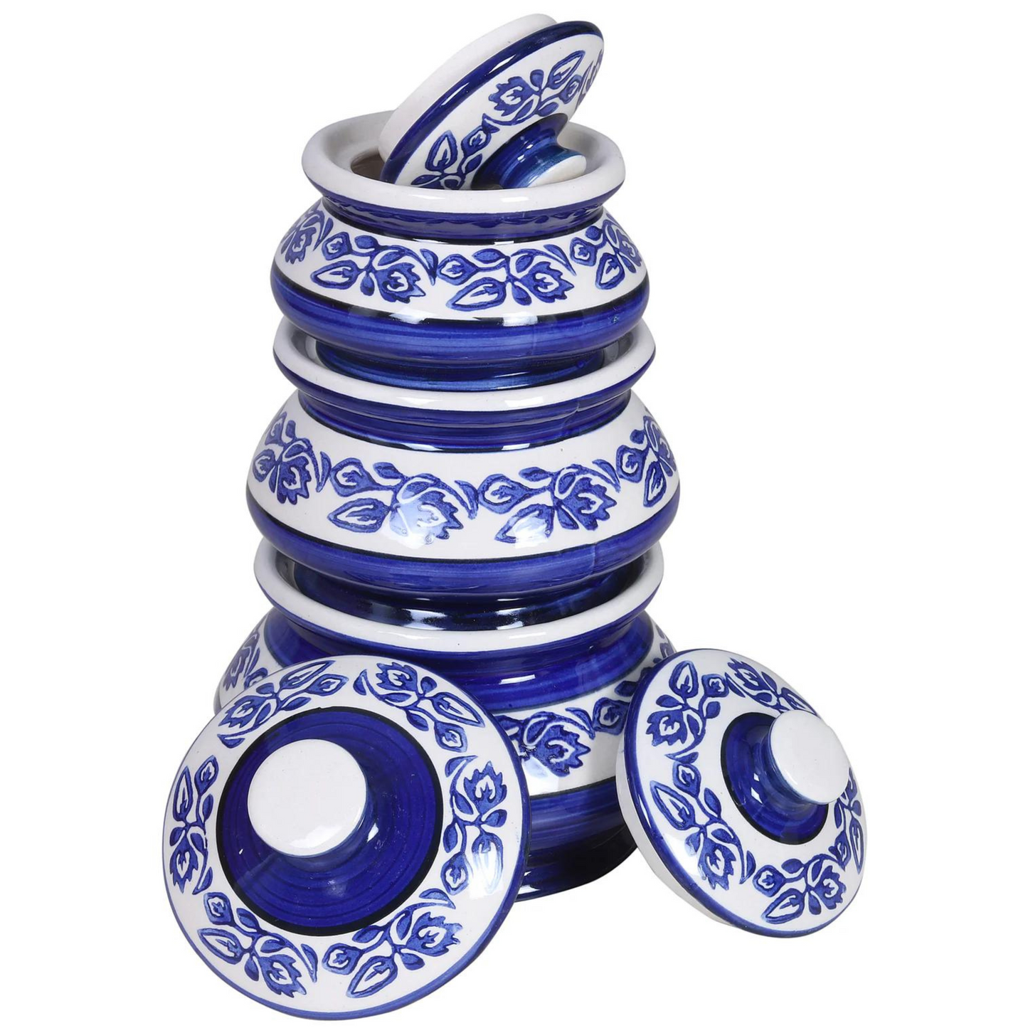 Raj Royal Ceramic Dinning Serving /Snack/ Mixing /Vegetable / Cereal / Soup / Salad / Tableware / Pudding Multipurpose / Desert / Food Storage Container Donga/ Degchi/ Handi / Casserole .