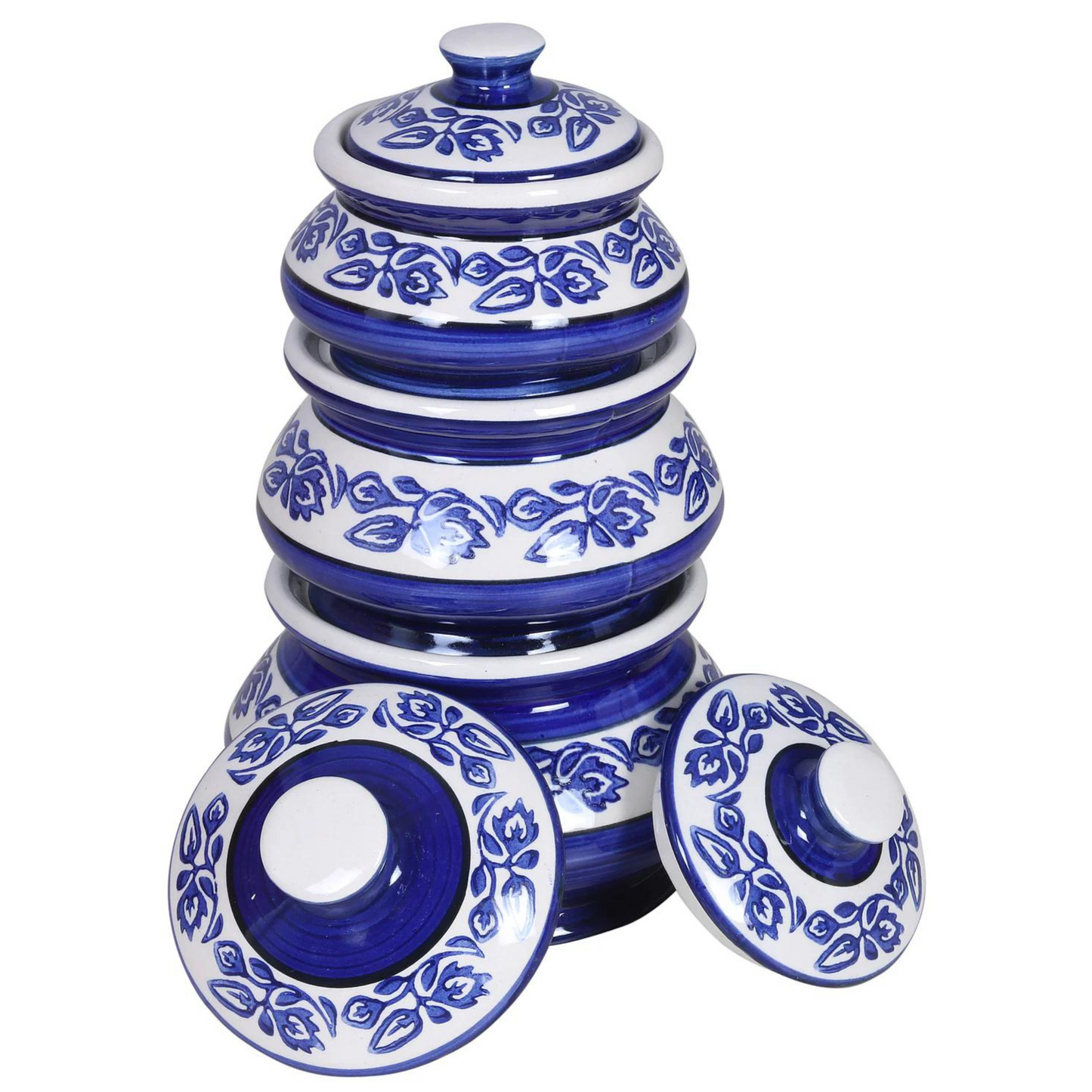 Raj Royal Ceramic Dinning Serving /Snack/ Mixing /Vegetable / Cereal / Soup / Salad / Tableware / Pudding Multipurpose / Desert / Food Storage Container Donga/ Degchi/ Handi / Casserole .