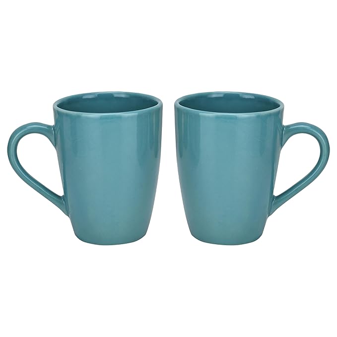 RAJ ROYAL Ceramic Mugs 250ml - Coffee/Tea Mugs - Microwave, Dishwasher Safe Tea Cups for Daily Use & Party (Set of 2 Cups)