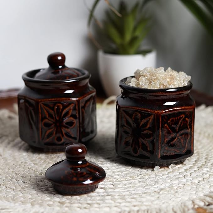 RAJ ROYAL Ceramic Storage Container Jar with Lid Storage Canister Fancy