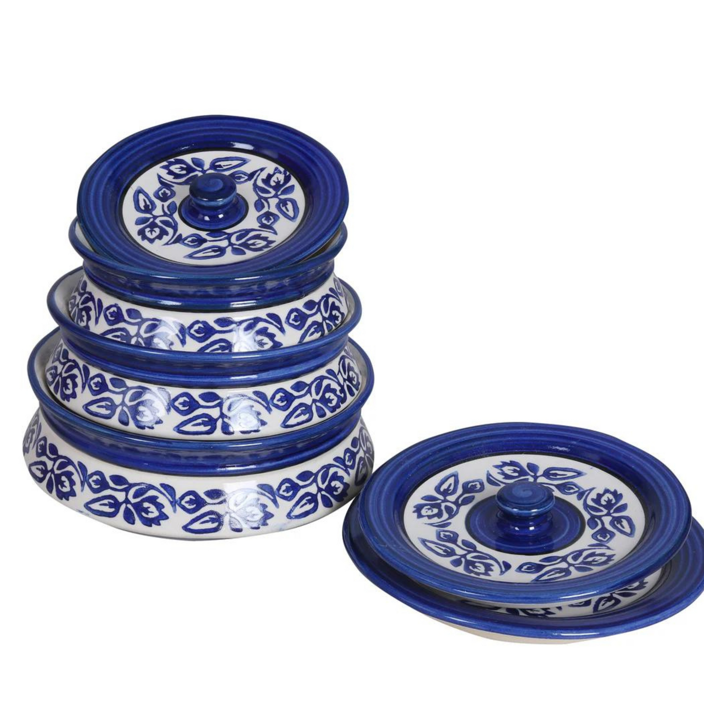 Raj Royal Ceramic Dinning Serving /Snack/ Mixing /Vegetable / Cereal / Soup / Salad / Tableware / Pudding Multipurpose / Desert / Food Storage Container  Donga/ Degchi/ Handi / Casserole .