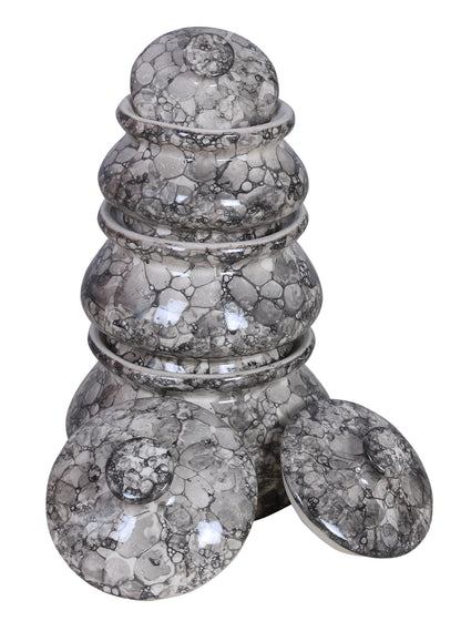 Raj Royal Ceramic Dinning Serving /Snack/ Mixing /Vegetable / Cereal / Soup / Salad / Tableware / Pudding Multipurpose / Desert / Food Storage Container Donga/ Degchi/ Handi / Casserole .