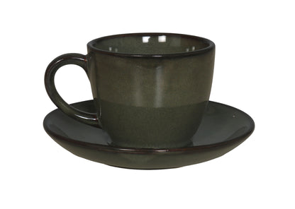 Raj Royal Stylish Print Ceramic Tea/Coffee Cups Set of 6 with Saucer (150ML)