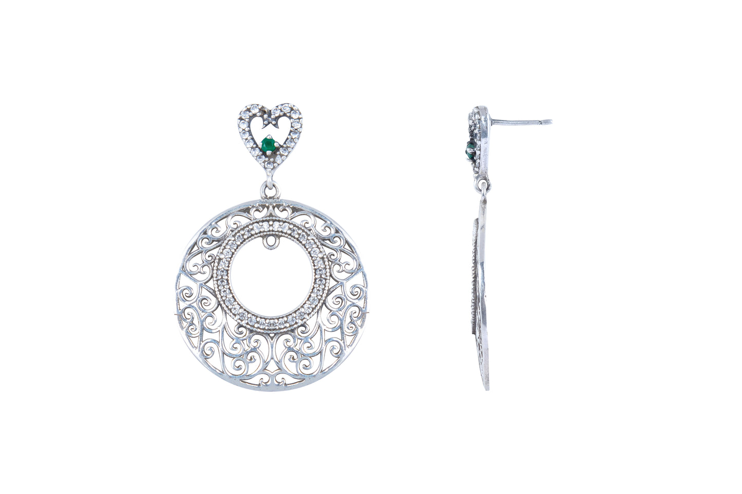 RAJ ROYAL  Earring Set in 925 Sterling Silver (12.124 Gram)