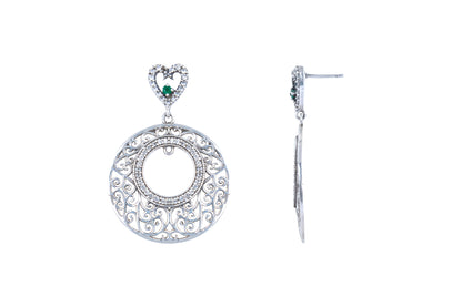 RAJ ROYAL  Earring Set in 925 Sterling Silver (12.124 Gram)
