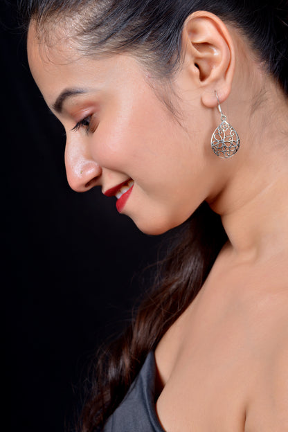 RAJ ROYAL Earring Set in 925 Sterling Silver(3.41 Gram)