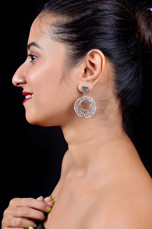 RAJ ROYAL  Earring Set in 925 Sterling Silver (12.124 Gram)