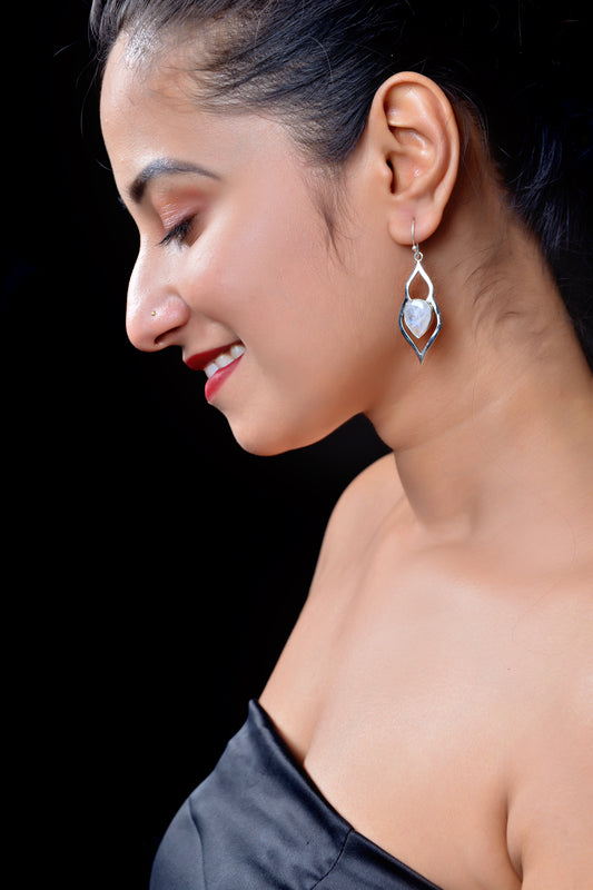 RAJ ROYAL Natural Rainbow Stud Earring Set in 925 Sterling Silver