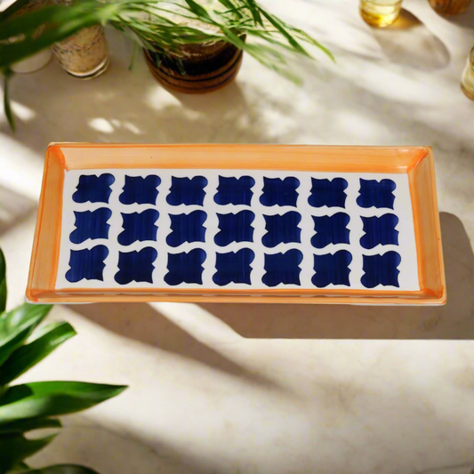Ceramic Plates for Nasta Dinner Serving Kabab Tray